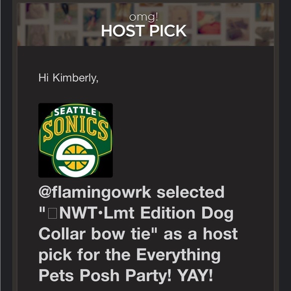 ๐พLuxury Dog Collar with Bow Tie ~ Limited Edition ~ Pets ~ OSFM ~Host Pick x9 - Picture 9 of 15